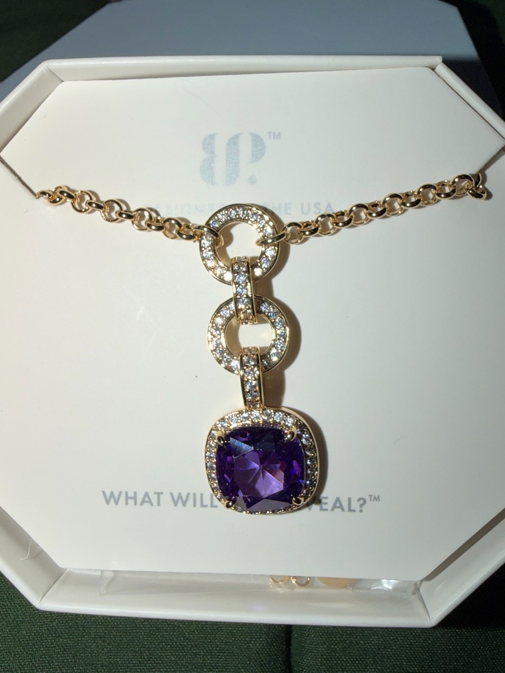 Bomb Party OG Necklace-Sparkling Goddess on Gold